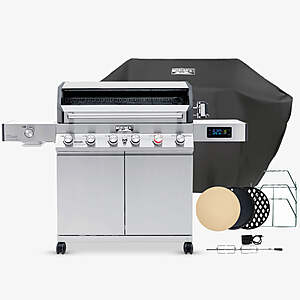 Monument Grills Denali 605Pro Smart Infrared Propane Grill Combo w/ Cover, Rotisserie & Cooking Plate $899 + Free Shipping
