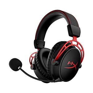 HyperX Cloud Alpha Wireless Gaming Headset w/ 300-Hour Battery & Noise-Canceling Mic (Red) $108.99 + Free Shipping