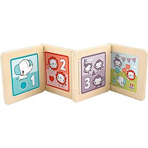 Fisher-Price Wooden Tummy Time Sensory Panel Toy w/ Mirror $2.98 + Free Shipping