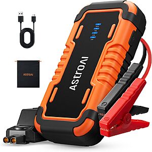 (prime) AstroAI P10 5000A Car Battery Jump Starter $30 + Free S/H