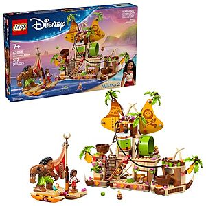 572-Piece LEGO Disney Moana 2 Kakamora Barge Set (43258) $44.99 + Free Shipping