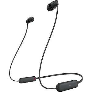 Sony WI-C100 Wireless In-Ear Bluetooth Neckband Headphones w/ Mic (Black) $23.00 + Free Shipping w/ Prime or on $35+
