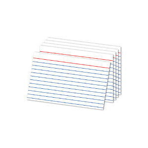 Index Cards, 4" x 6", White, Pack Of 300 $2.99