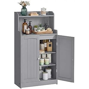 $69.98* | VASAGLE Bathroom Storage Cabinet (39.4" x 23.6" x 11.8", Gray) at Amazon