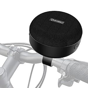 Onforu Bluetooth Bike Speaker, Portable Waterproof Bicycle Speaker with Handlebar Mount $14