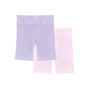 2-Pack Athletic Works Girl's Ribbed Biker Short, $4.67+