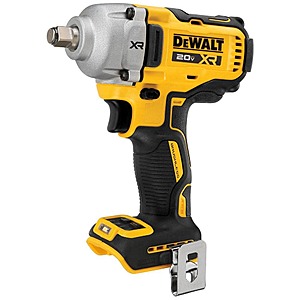 HACK DeWalt DCF891B 20V MAX XR Cordless 1/2 in. Impact Wrench + Free 1.7 Ah Starter Kit $117.54