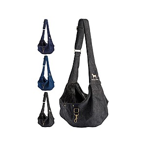 Noah & Paw Snap Sling Denim Dog Carrier $18.60 + Free Shipping w/ Prime or $6 Fee per Order