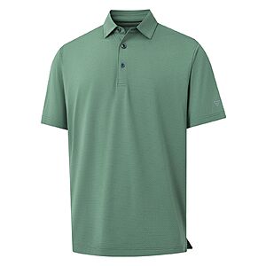 MAELREG Men's Dry Fit Stretch Golf Polo Shirt (S-3XL): Jacquard $12.97 or Striped & Heather from $11.37 + Free Shipping w/ Prime or on $35+