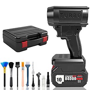 Piglulu 150000RPM Turbo Jet Blower V3.0 Cordless Leaf Blower, 200MPH $53.82