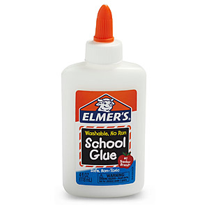 Elmer's Liquid School Glue, Washable, Safe and Nontoxic, 4oz - $.50 @ Various Stores $0.5
