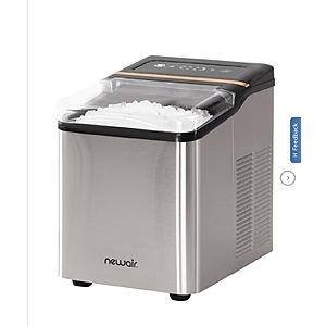 Newair Countertop Nugget Ice Maker, 30 lbs, Stainless Steel $129.99 Free Shipping Costco.com