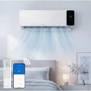 COZEWARE Visio Series 12000 BTU 20 SEER2 Ductless Mini Split AC with Heat Pump 115V $428.22 + Free Shipping