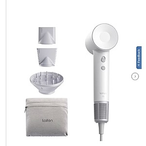 Laifen SE Hair Dryer + Travel Bag - 1400 Watts $79.99 + $9.99 shipping White, Purple or Pink Costco.com
