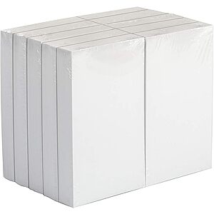 1000-Count Amazon Basics Blank Index Cards 4" x 6" (2-Pack of 500) $11.14 w/ S&S + Free Shipping