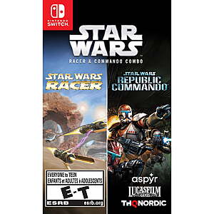 Star Wars: Racer and Commando Combo (Nintendo Switch, Physical) $13 + Free S&H w/ Walmart+ or $35+