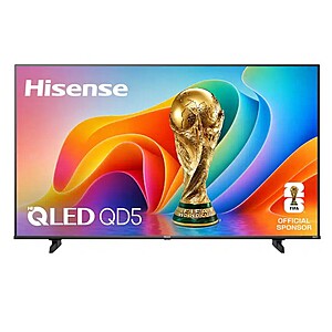 Hisense - 58" Class QD50 Hi-QLED Series 4K UHD Smart Roku TV (2026) - $209.99 + free shipping