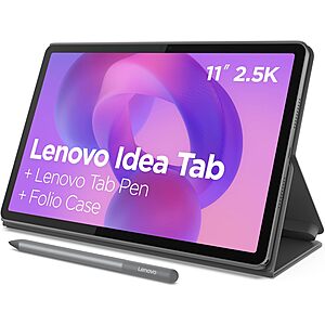 Lenovo Idea Tab - College Tablet - 11″ 2.5K IPS Touchscreen $199.99