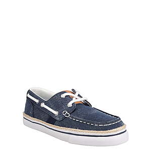 Chaps Women's York Canvas Slip-On Boat Shoes (Navy, White, Size: 6-11) $12.99 + Free Shipping w/ Walmart+ or on $35+