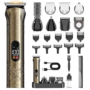 Solati Professional Beard Trimmer & Hair Clipper Grooming Kit (Gold) $19.99 + Free Shipping w/ Prime or on $35+