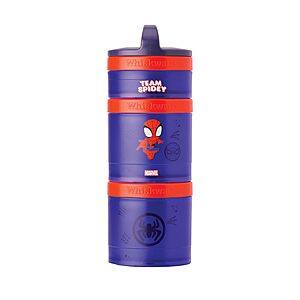 $9.99 - Whiskware Spider-Man Team Spidey Stackable Snack Containers for Babies, Kids, and Toddlers, 3 Stackable Snack Cups for School or Travel (3 options)