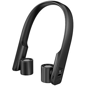 3-Speed FrSara 3000mAh Portable Bladeless Neck Fan w/ USB-C & LED Display (3 Colors) $9.99 + Free Shipping w/ Prime or on $35+