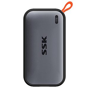 SSK Portable SSD 1TB External Solid State Hard Drive USB C Up to 1050MB/s $143.99