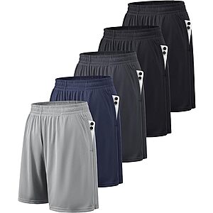 BALENNZ Mens Athletic Shorts with Pockets Quick Dry Workout Shorts Men5BL $19.98