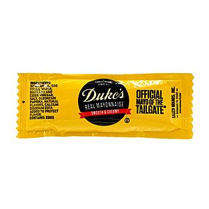 $20.76: Duke’s Real Mayonnaise Packet, 12 Gram (Pack of 200)