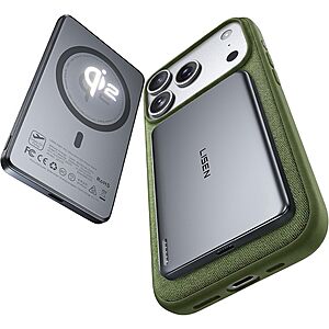 LISEN 5000mAh Qi2 15W Ultra Slim MagSafe Power Bank $16.99 + Free Shipping w/Prime or $35+