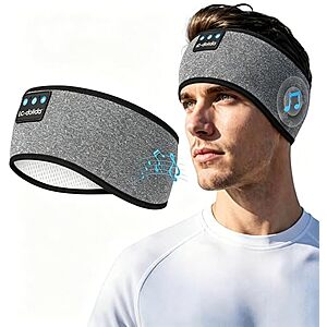 LC-dolida Men's or Women's Bluetooth 5.4 Sleep Headphones Headband (Ash) $6.99 + Free Shipping w/ Prime or on $35+