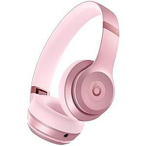 Beats Solo 4 Wireless On-Ear Bluetooth Headphones (Amazon Exclusive Metallic Pink) $99.95 + Free S&H