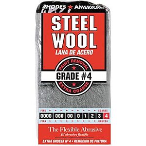 $2.08* | 12-Pk HOMAX Steel Wool Pads (#4 Extra Coarse) at Amazon