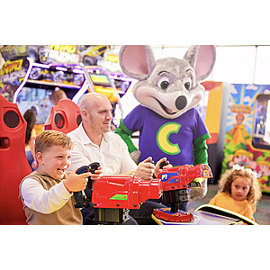 Groupon: Chuck E.Cheese Family Play & Pizza Package $44.99 (Valid Any Day)