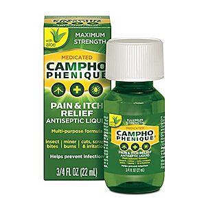 0.75-Oz Campho Phenique Maximum Strength Antiseptic Liquid w/ Aloe $2.76 w/ S&S + Free Shipping w/ Prime or on $35+