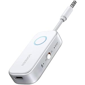 $17.99* | UGREEN Airplane Bluetooth 6.0 Transmitter Receiver at Amazon