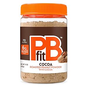 [SnS, AC] $5.34 | 15-Oz PBfit Peanut Butter Powder (Cocoa) at Amazon