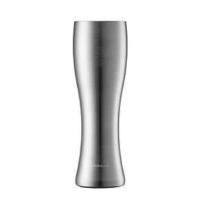 LocknLock Beer Tumbler with Lid for Drink, Beverage, Cocktail, Condensation Free, Double Wall Insulated, Stainless Steel, Pilsner-Style Drinkware, 560ml, Silver $13