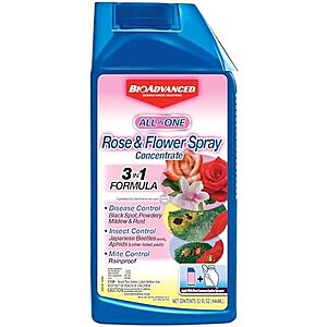 [NEW] $10.92 | 32-Oz BioAdvanced All-in-One Rose and Flower Plant Care Concentrate at Amazon