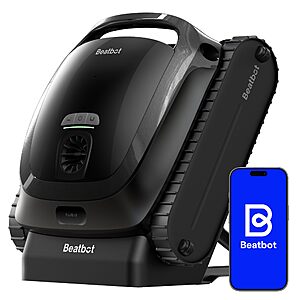 Beatbot AquaSense 2 Cordless Robotic Pool Vacuum Cleaner, Smart Surface Parking, Double-Pass Waterline Scrubbing, Cleans Floor, Walls and Waterline $799