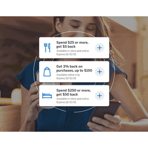 Wal-Mart (walmart.com): Eligible Amex Cardholders: Spend $60 or more, earn $20 back, up to 2 times (total of $40).