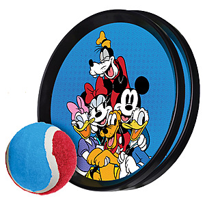 Disney Mickey and Friends Toss & Catch Game w/ 2 Hook-and-Loop Paddles & Ball $2 + Free S&H w/ Walmart+ or on $35+