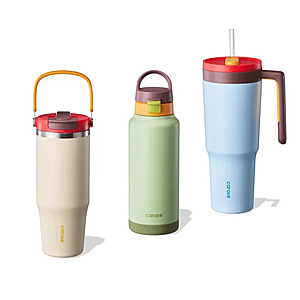 3-Piece Carote Insulated Stainless Steel Water Bottle (40-Ounce, 32-Ounce, 32-Ounce) 2 Colors $24.99