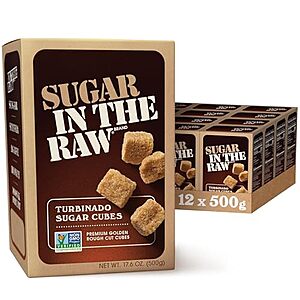 [SnS] $24.58 | 12-Pack 17.6-Oz Sugar In The Raw, Turbinado Cane Sugar Cubes at Amazon ($2.05 each)