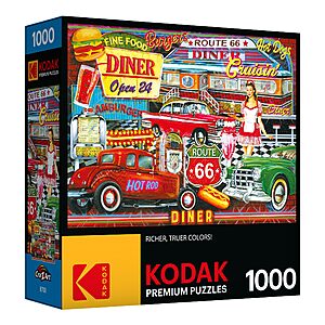 1000-Piece RoseArt Kodak Premium 50's Diner Jigsaw Puzzle $7.68 + Free Shipping w/ Prime or on orders over $35