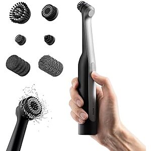 $29.99* | HOTO Wand Cordless Spin Scrubber w/ 12 Brush Heads at Amazon