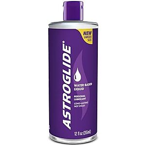 [SnS, AC] $10.22* | 12-Oz Astroglide Water Based Personal Lubricant at Amazon