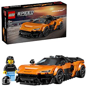 287-Pc LEGO Speed Champions McLaren W1 Race Car Toy (77257) $22.39 + Free Shipping w/ Prime or on $35+