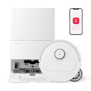 Certified Refurbished: Roborock Qrevo Pro Robot Vacuum, 7000Pa, Hot Water Mop Washing $319.91