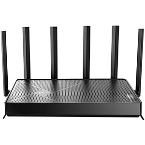 $114.99* | TP-Link Archer BE6500 Dual-Band Wi-Fi 7 Router, Black + 15% Back w/ Prime Visa Card at Amazon
